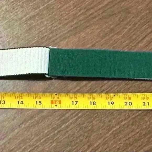 Green Softball/Baseball Adjustable Belts. Stretchy. Buckle Closure. Two Belts. - Picture 4 of 5